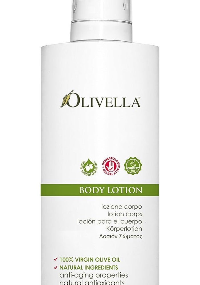 Olivella Virgin Olive Oil Body Lotion - 16.9 Oz (500 ml) - Natural Moisturizer with Anti-Aging Properties - Image 1